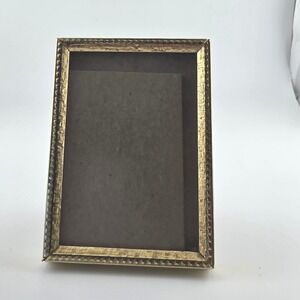 Vintage Gold Picture Frame Ornate Tabletop Photo Display‎ Vintage Style 4 x 3"